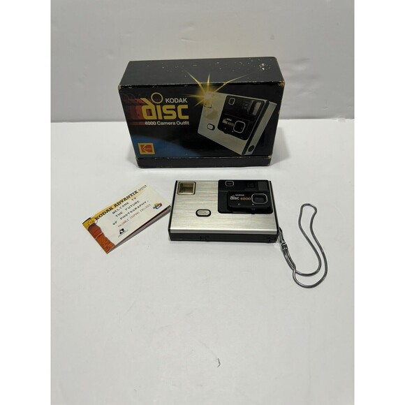 Vintage Kodak Disc 4000 Camera Outfit w/ box & Manual Untested - Picture 2 of 11